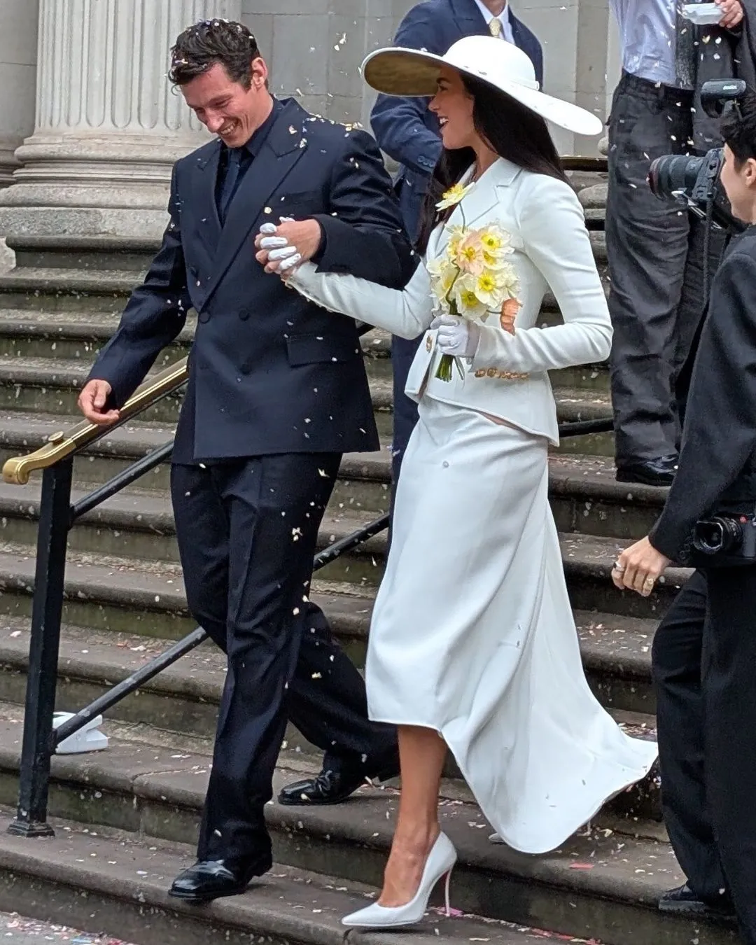 Dua Lipa as a Schiaparelli Bride: The Wedding Skirt Suit That Paid Homage to the Original Cool-Girl Bride