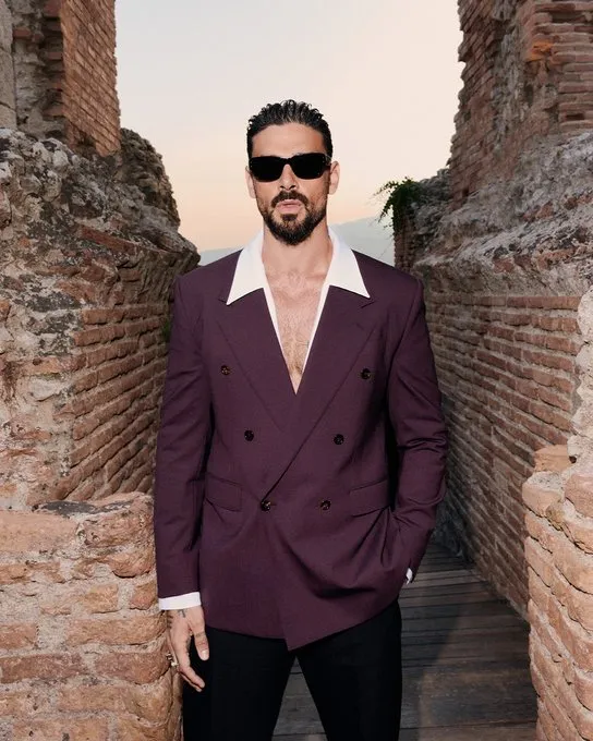 Michele Morrone Commands Attention in Dolce &Gabbana at the Alta Sartoria Show in Taormina