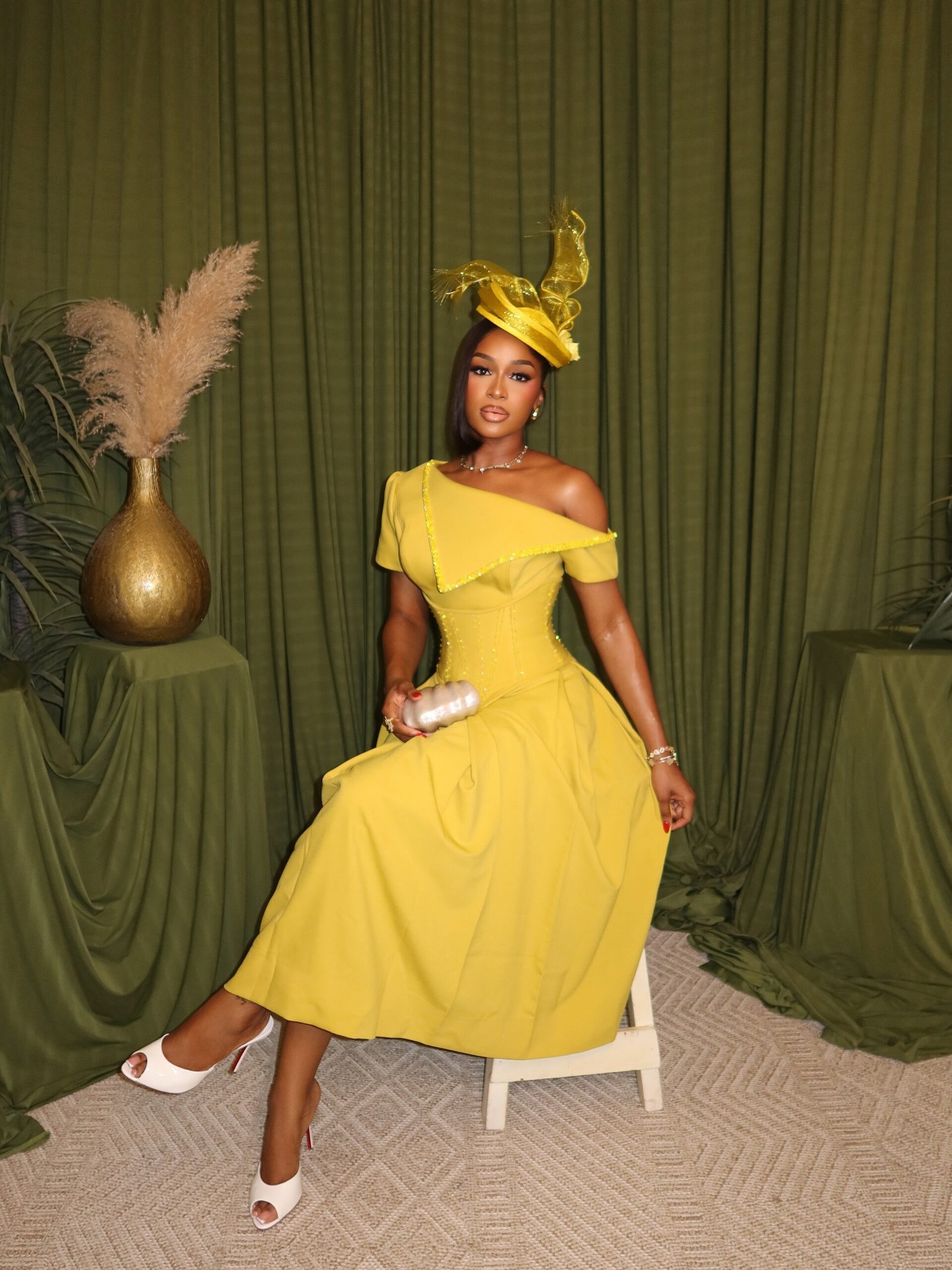 Frances Theodore Embraces Fruitful Elegance in Xesi Apparel Outfits