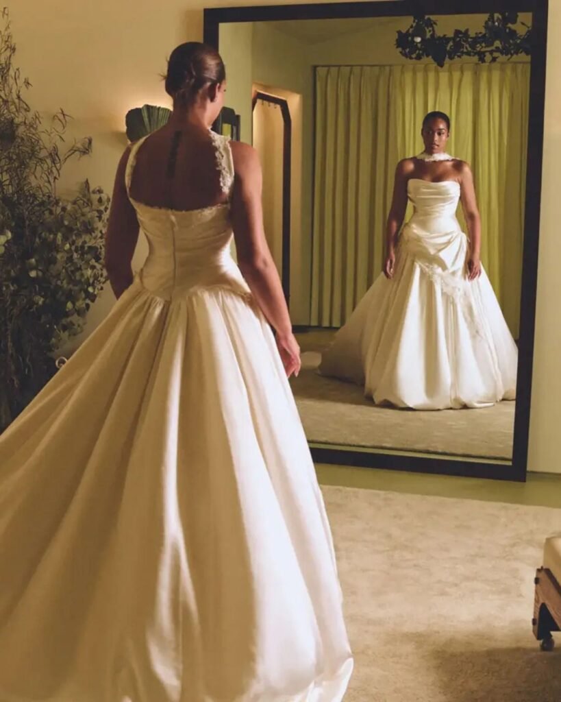 Jordyn Woods Marries Karl-Anthony Towns in an Old Hollywood-Inspired Wedding Look 7 Danielle Frankel, Jordyn Woods, Karl-Anthony Towns, Ralph Lauren, Tiffany & Co., Wedding