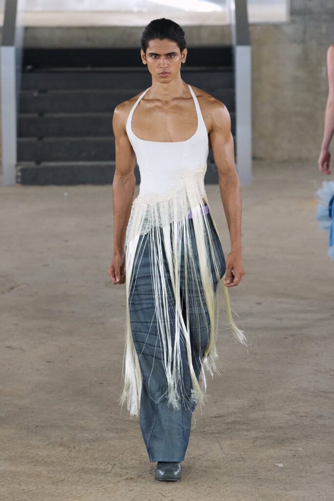 AGRO Studio Spring 2027 Ready-to-Wear—Designed by George Oxby and Angus Cockram.