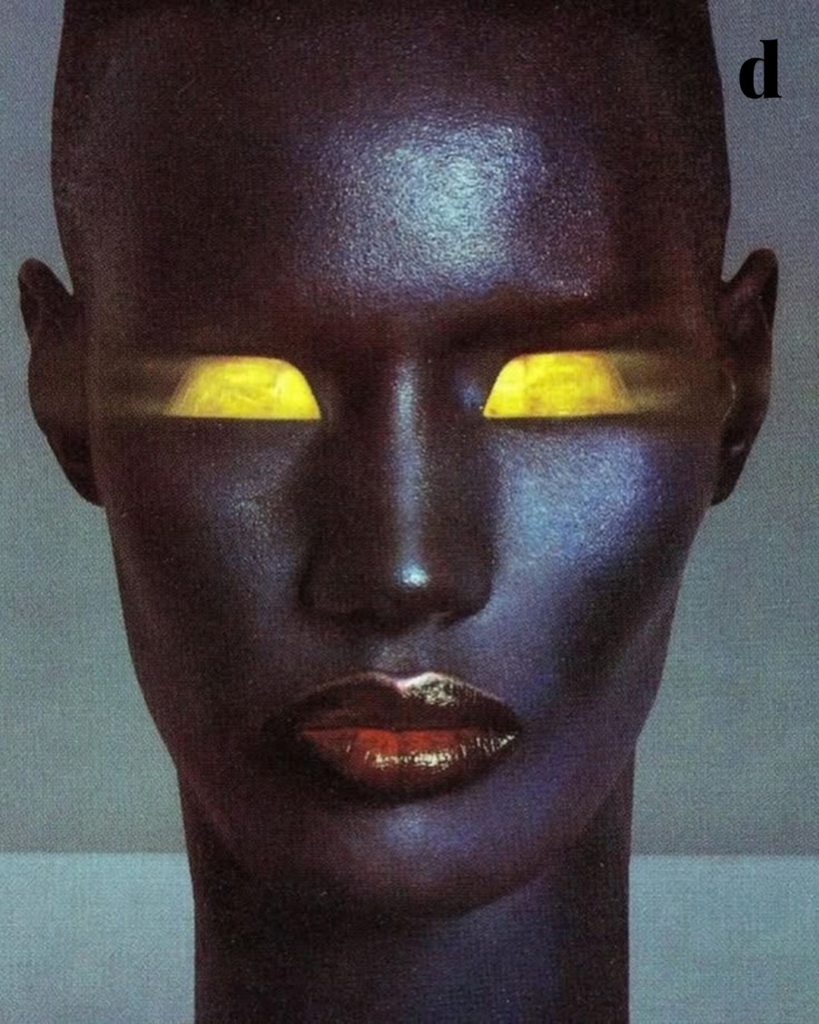 Grace Jones: The Revolutionary Fashion Icon Who Redefined Style, Beauty and Power red minimalist fashion new blog post announcement instagram post 8 1 2