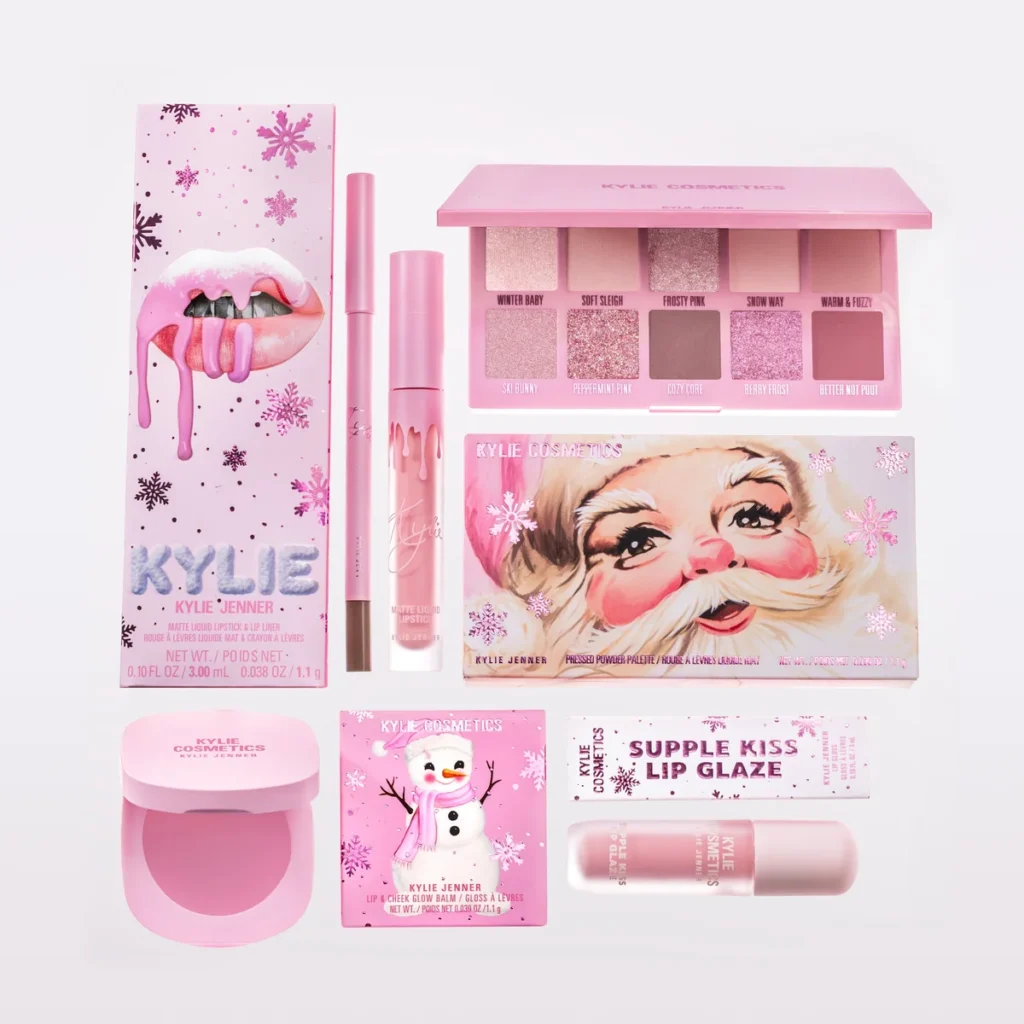 Shop Kylie Cosmetics Winter Kissed Holiday Collection 2026 2 Winter Kissed 4-Piece Collection Bundle- Kylie Cosmetics
