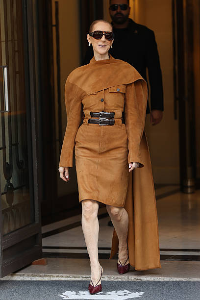 Celine Dion Is Spotted in Paris, France Wearing Ferragamo Spring 2027