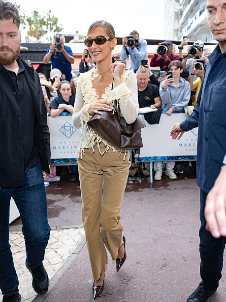 Bella Hadid Makes Off-Duty Statement in Coach Chelsea Shoulder Bag at Cannes