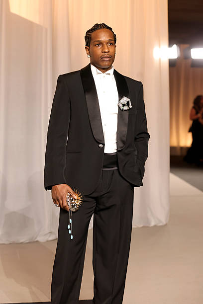 A$AP Rocky Makes a Bold Fashion Statement Wearing a Custom Chanel at Academy Museum Gala 2026 5 A$AP Rocky Makes a Bold Fashion Statement in Custom Chanel With the SS27 Cloud Clutch