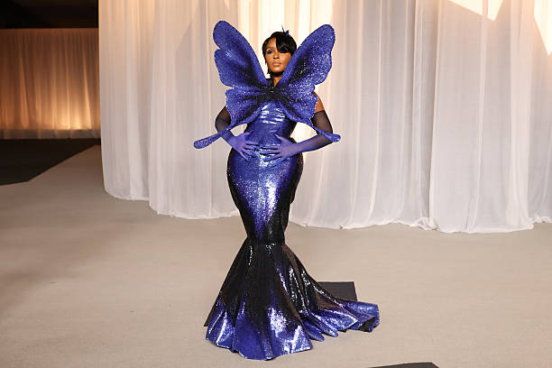 Janelle Monáe Stuns in Blod Robert Wun Fall 2026 Couture at the Academy Museum Gala 6 Janelle Monáe Stuns in Sculptural Robert Wun Fall 2026 Couture at the Academy Museum Gala