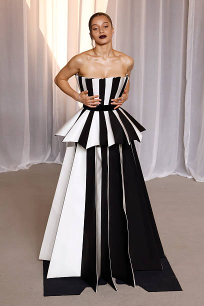 Chase Infiniti attending the 6th Annual Academy Museum Gala in Custom Louis Vuitton