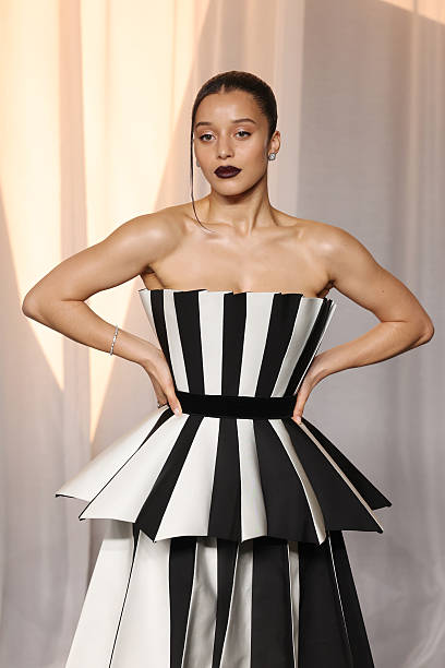 Chase Infiniti attending the 6th Annual Academy Museum Gala in Custom Louis Vuitton