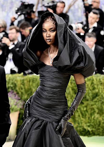 Anok Yai attends the 2026 Met Gala celebrating “Costume Art” at the Metropolitan Museum of Art on May 04, 2026 in New York City. (Photo by Dimitrios Kambouris/Getty Images for The Met Museum/Vogue)