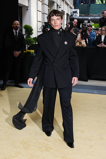 Connor Storrie attends the 2026 Met Gala celebrating “Costume Art” at the Metropolitan Museum of Art wearing Saint Laurent.