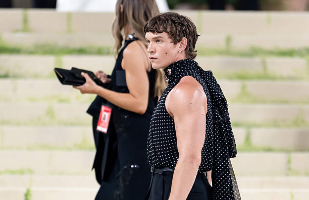 Connor Storrie attends the 2026 Met Gala celebrating “Costume Art” at the Metropolitan Museum of Art wearing Saint Laurent.