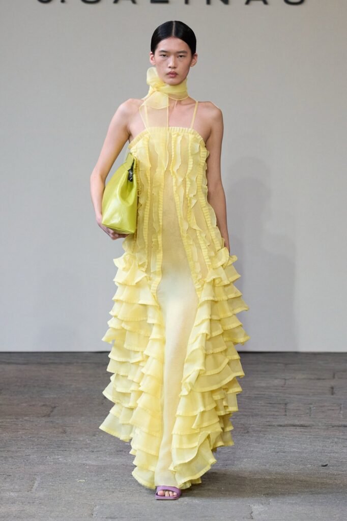 J.Salinas Spring 2027 Ready-to-Wear brings Peruvian heritage to Milan with vibrant crochet, artisanal craftsmanship, bold color and Andean-inspired silhouettes.