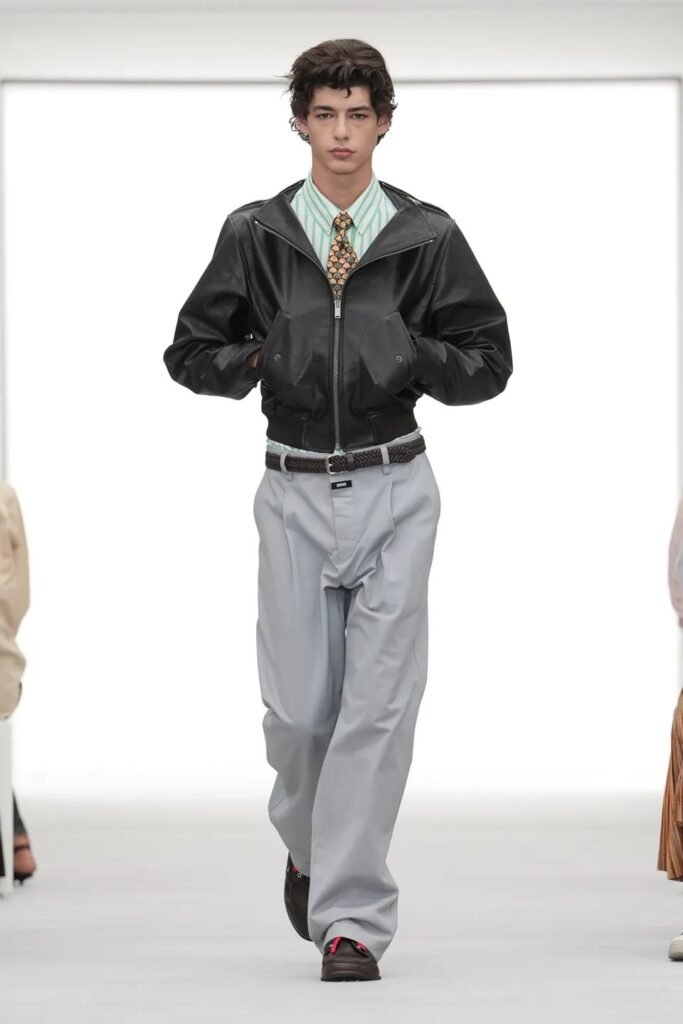 LOEWE 3 LOEWE Spring 2027 Ready-to-Wear by Jack McCollough and Lazaro Hernandez, featuring bold colors, floral prints, micro dresses and sheer layers.