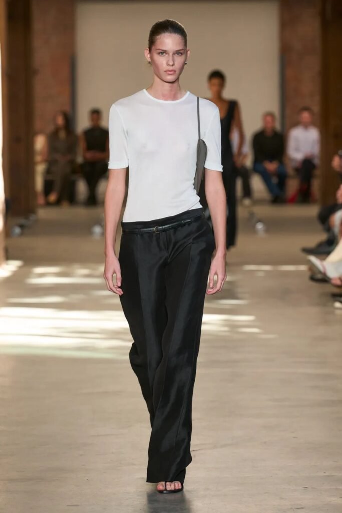 Calvin Klein returned to New York Fashion Week for Spring 2027 with a collection that reaffirmed the power of restraint.