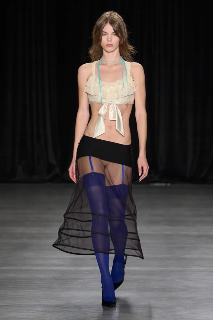 Christian Cowan Spring 2027 Ready-to-Wear takes Hollywood glamour into a darker, more vulnerable world.